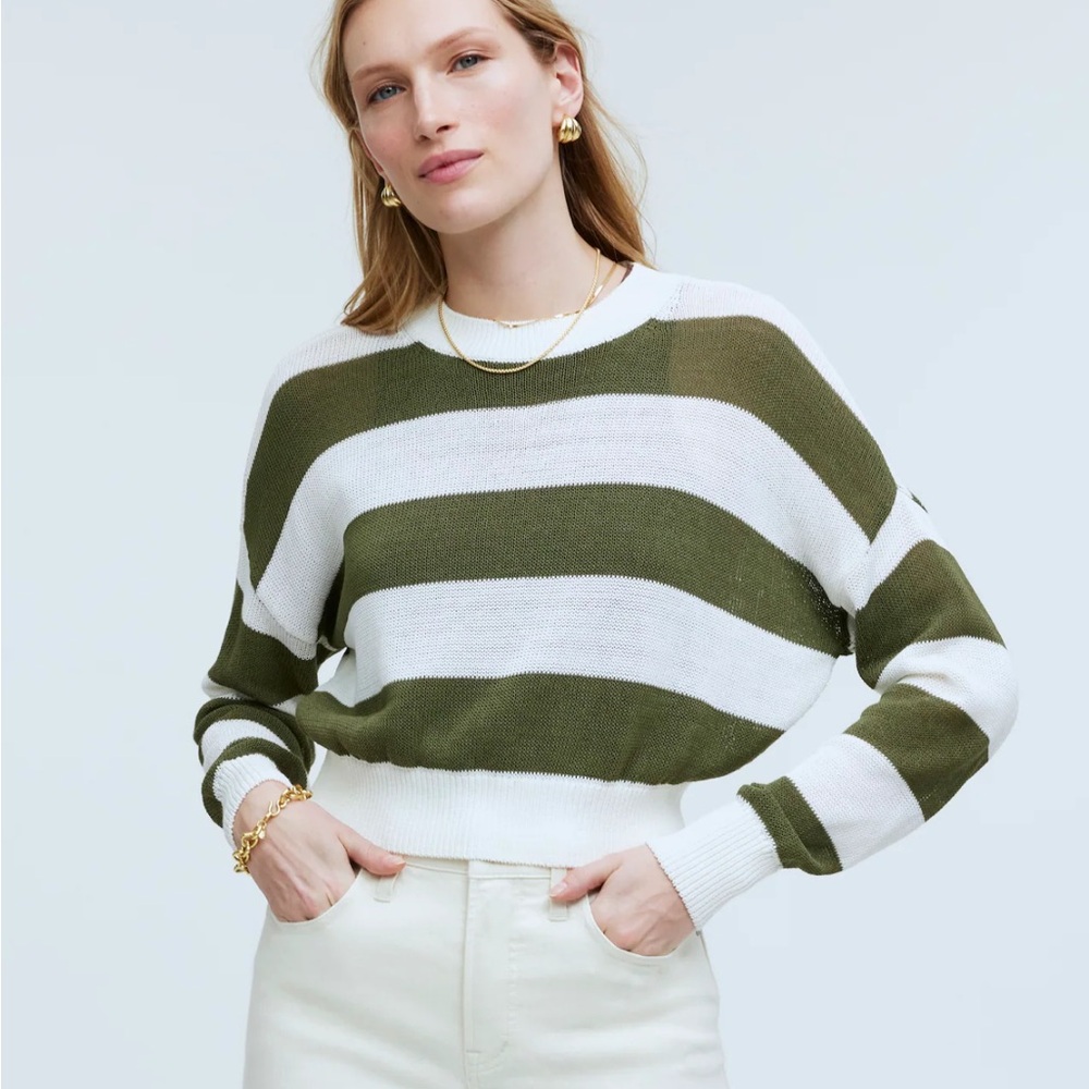 NWOT Madewell Loose-Knit Crewneck Sweater